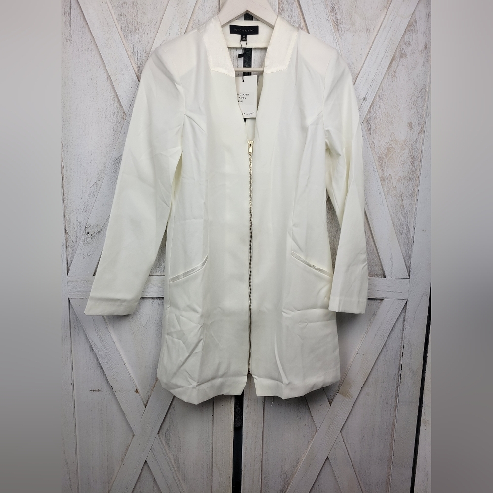 Dance &‎ Marvel  Blazer Jacket Off White Lined Stylish for size M.